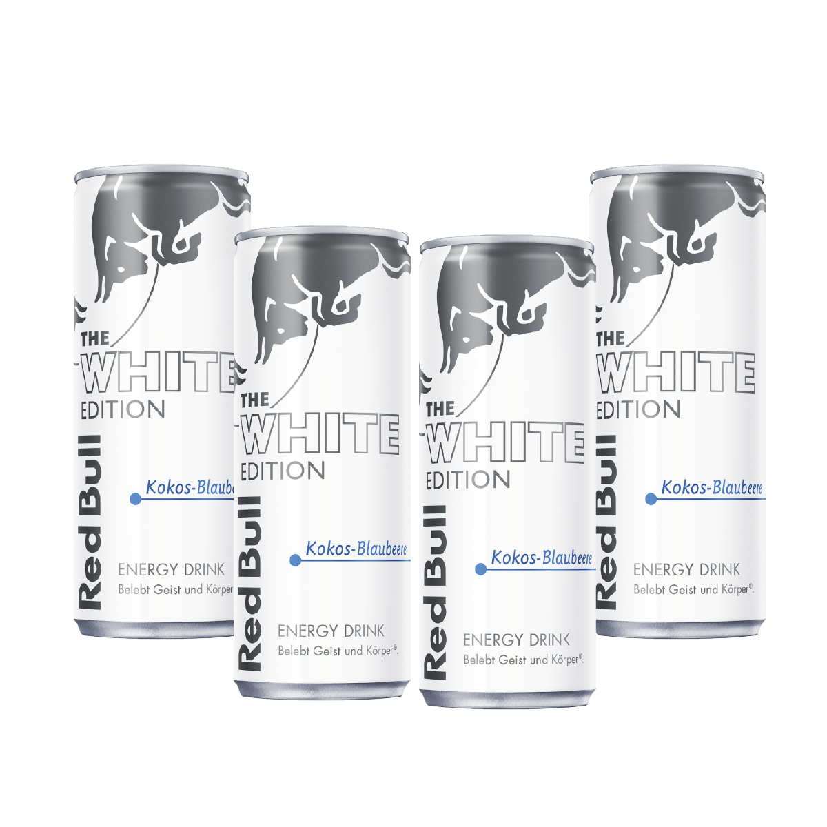 Red Bull White Edition KOKOS-JAGODA 4x 250 ml NAPÓJ ENERGETYCZNY z Niemiec