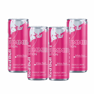 Red Bull WHITE PEACH 4 x 250ml z Niemiec